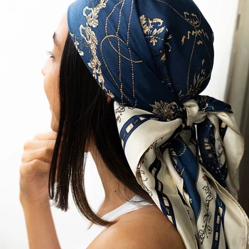 Beach head scarf perfect for any outdoor scene and can be worn in any season