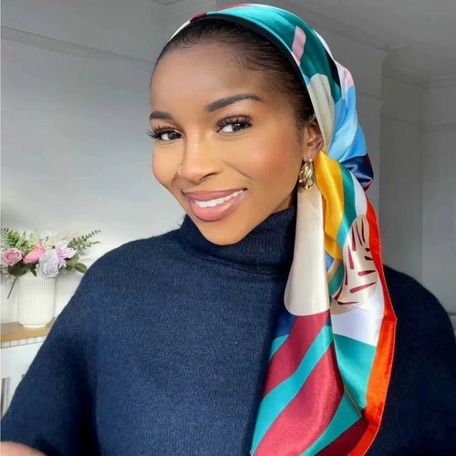 Beach head scarf perfect for any outdoor scene and can be worn in any season