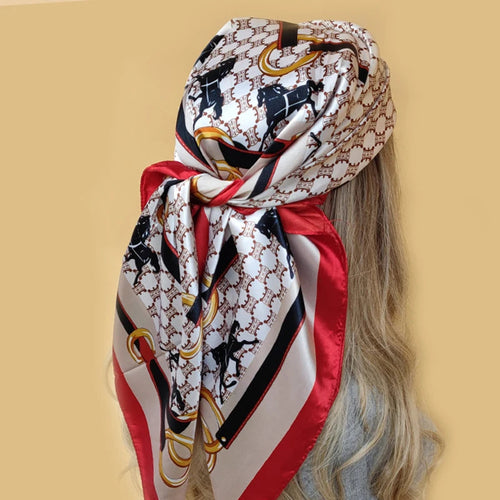 Beach head scarf perfect for any outdoor scene and can be worn in any season
